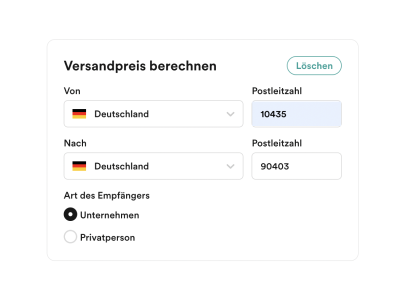 Mit Sendify günstig Pakete und Paletten in Deutschland, europaweit und weltweit versenden