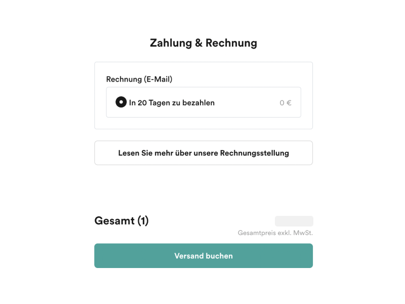 Bei Sendify bündeln Unternehmen all Ihre Logistikprozesse. Ganz bequem zum Beispiel mit einer wöchentlichen Sammelrechnung für alle Sendungen