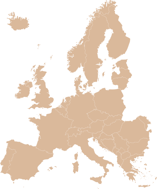Versand in ganz Europa