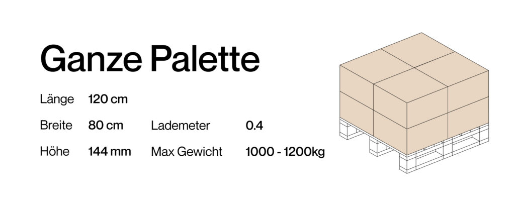 Ganze Euro-Palette versenden